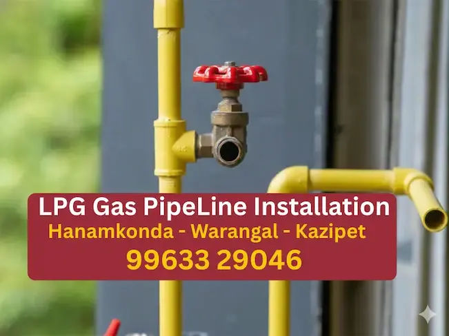 Reliable LPG Gas Pipeline Installation Services in Warangal